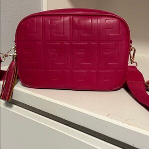 Bold Pink Crossbody Bag